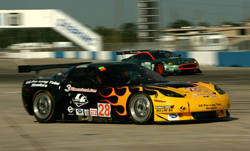 Marc Goossens flying around Sebring/Photo: LG Motorsport
